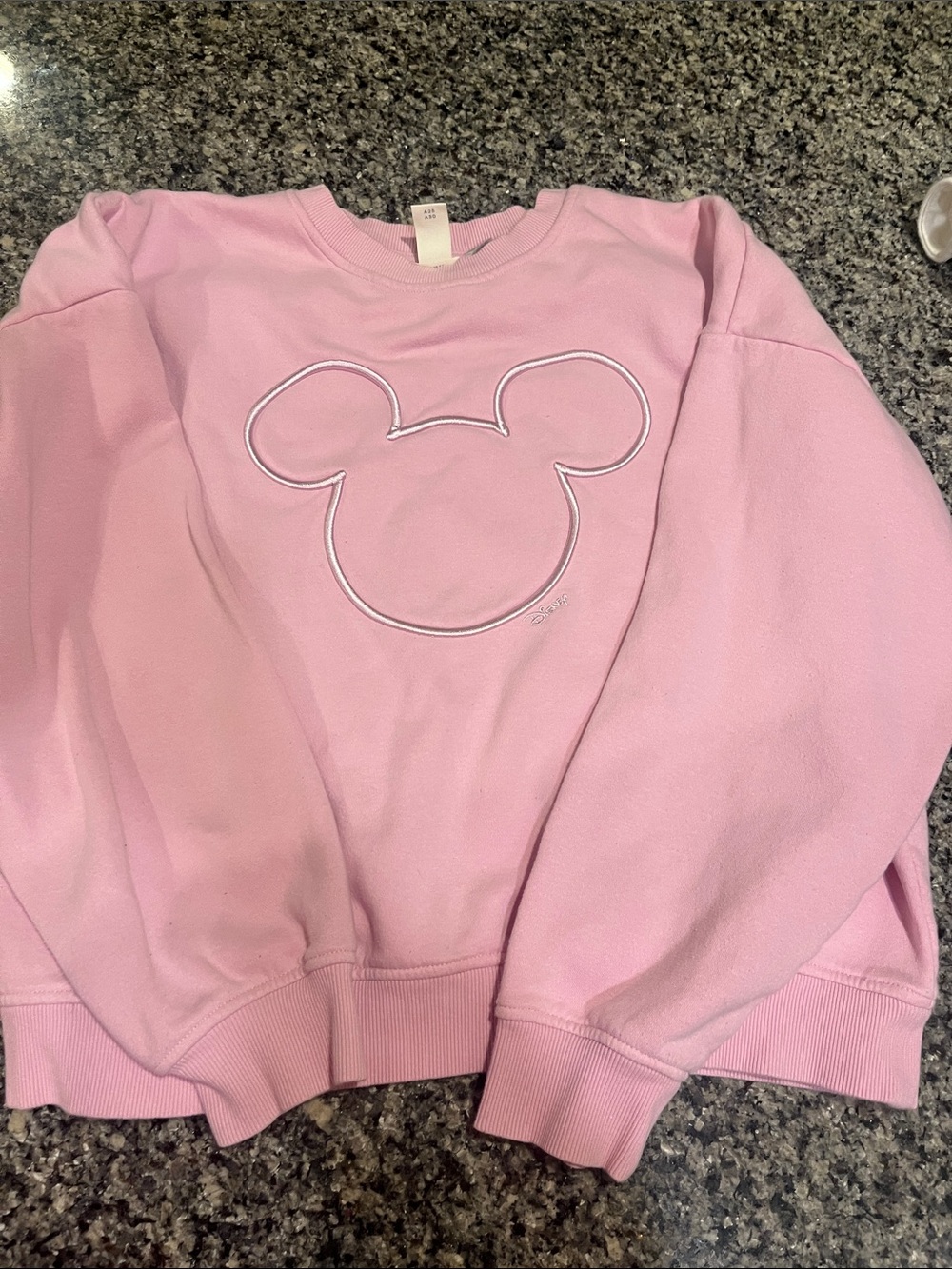 Women’s Disney Soft Pink Crewneck Sweater